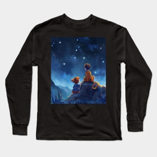 Calvin and Hobbes Artistry Long Sleeve T-Shirt